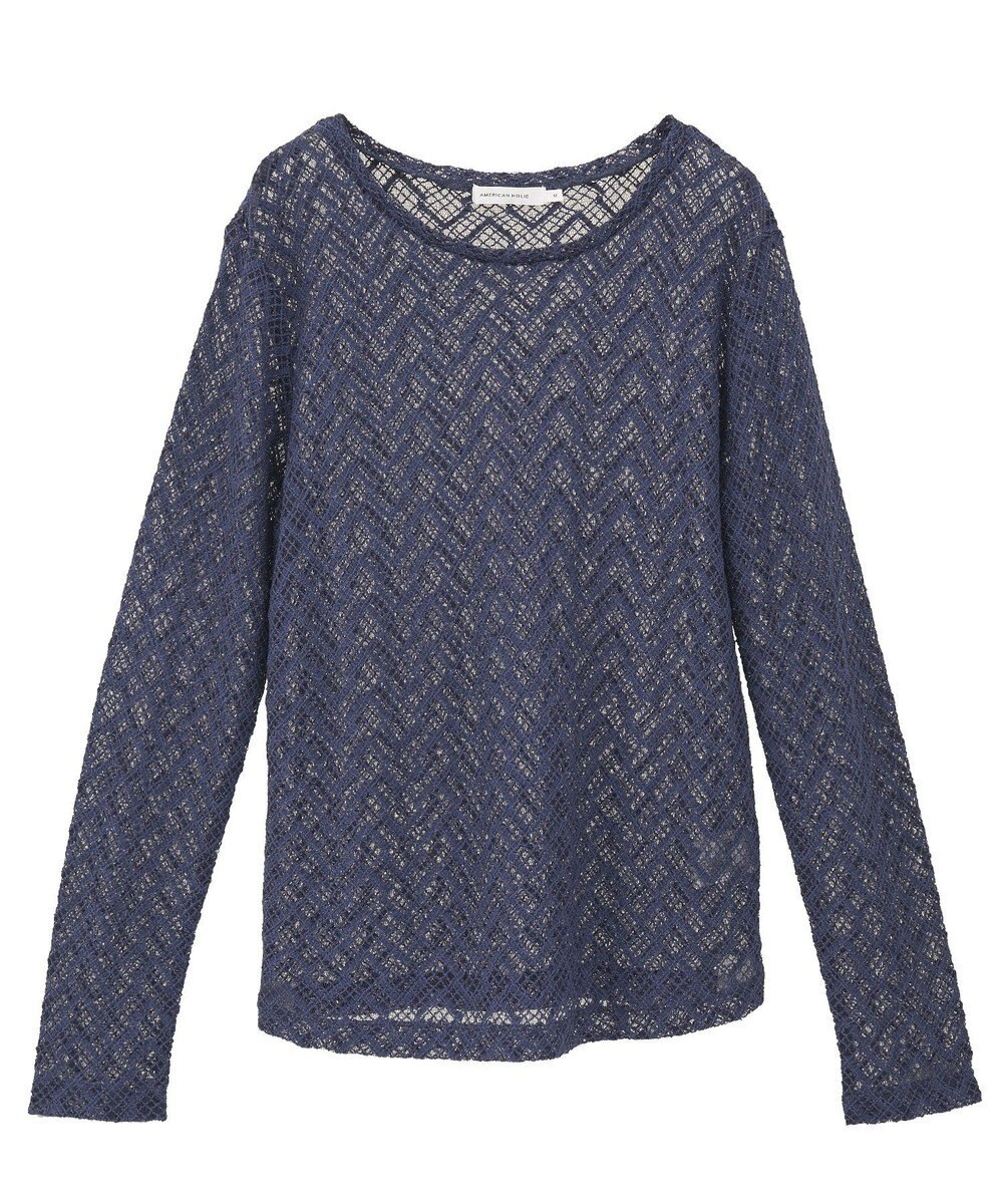 AMERICAN HOLIC レース長袖プルオーバー 