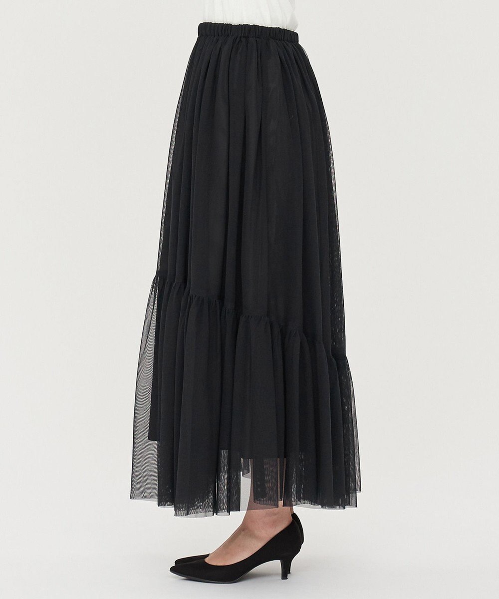 uncrave 【洗濯機洗い可】カクテルチュール スカート（uncrave STANDARD） 