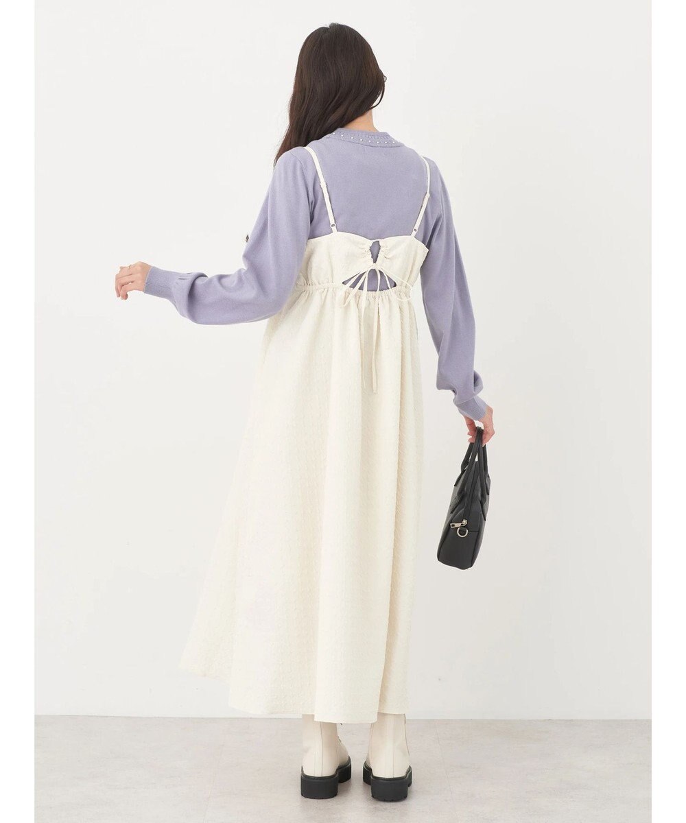 earth music&ecology バックオープンキャミワンピース 