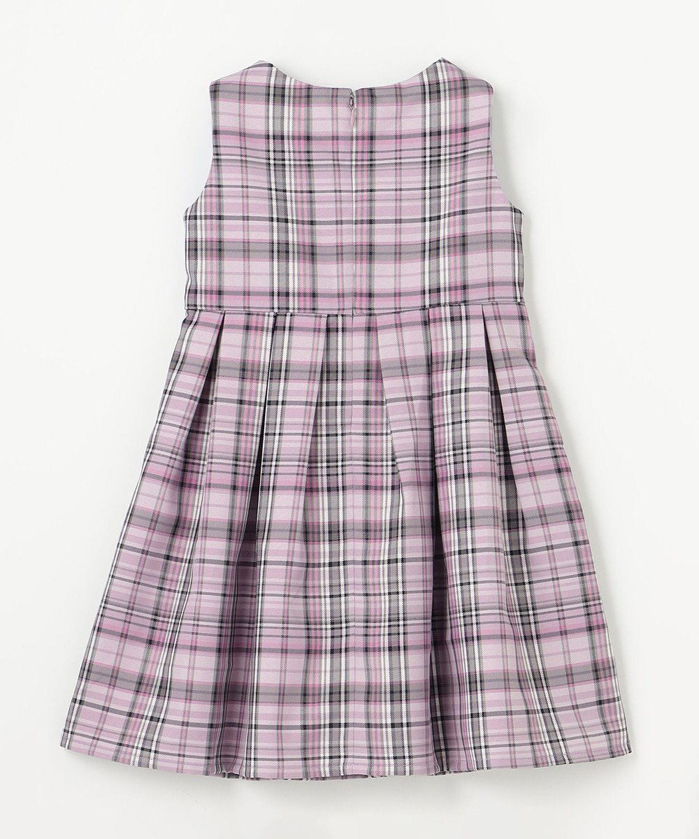 ANY KIDS チェック ジャンパースカート 