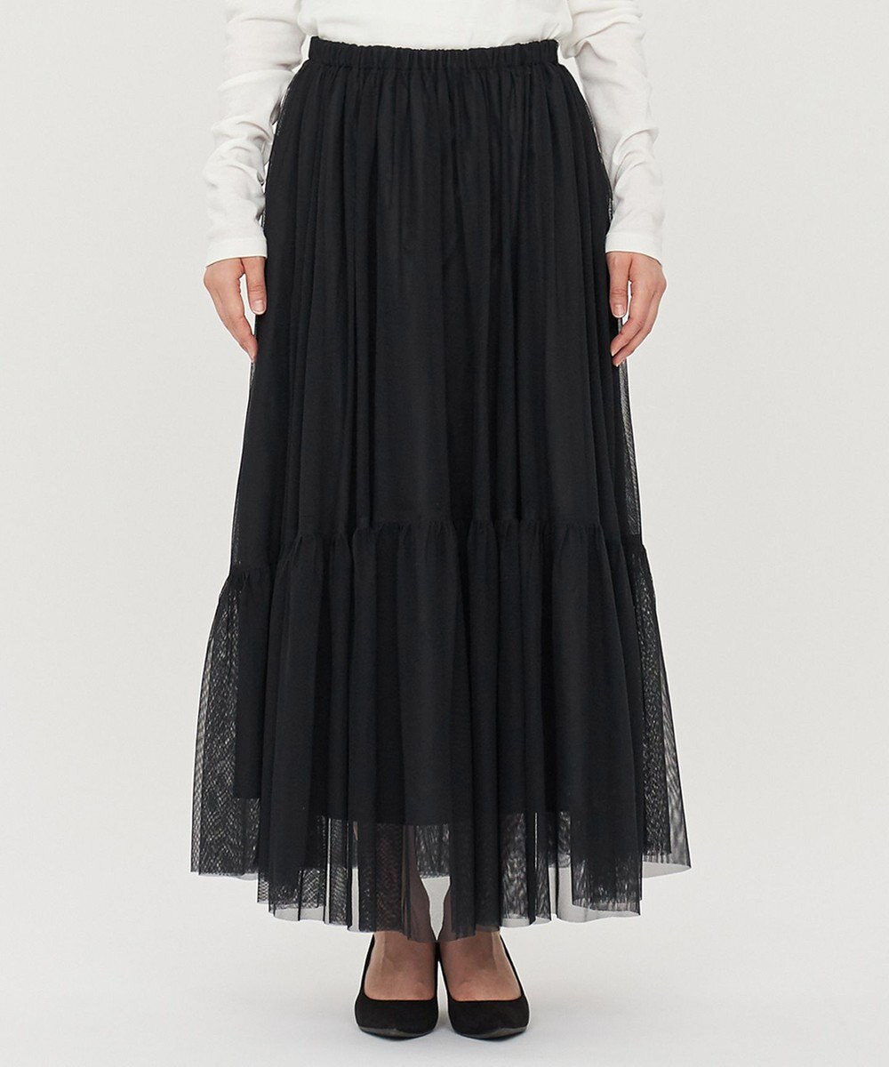 uncrave 【洗濯機洗い可】カクテルチュール スカート（uncrave STANDARD） 