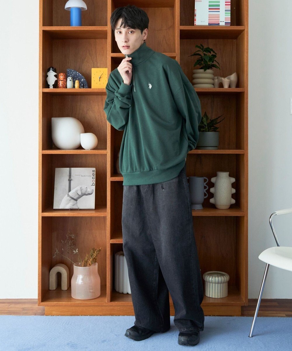 WEGO 【ユニセックス着用ITEM】別注　U.S POLO ASSN.　ハーフZIPPO 