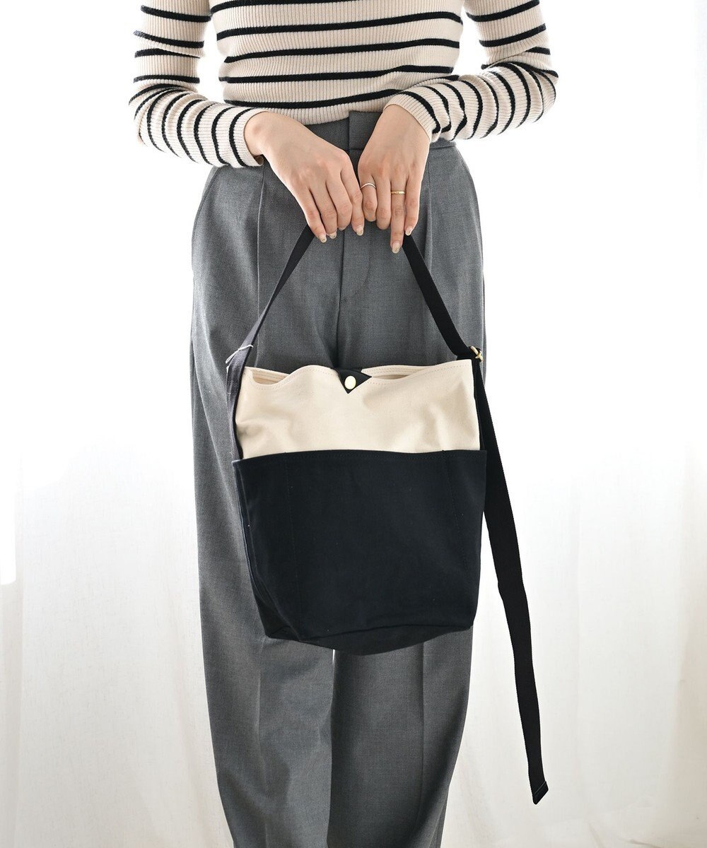 NIZYU KANO TWO-TONEショルダーバッグ Sサイズ 