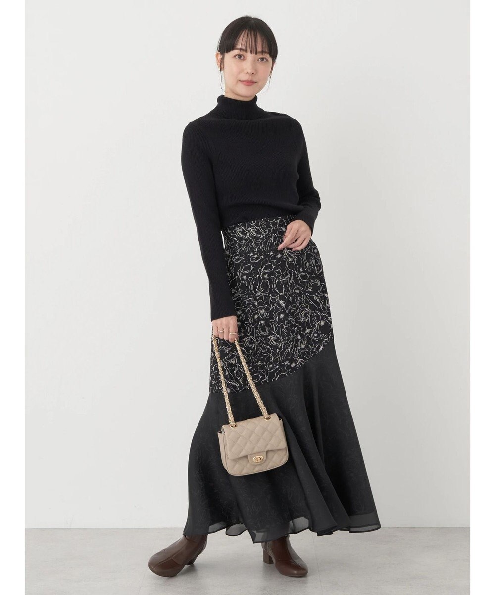 earth music&ecology 切替フラワースカート 