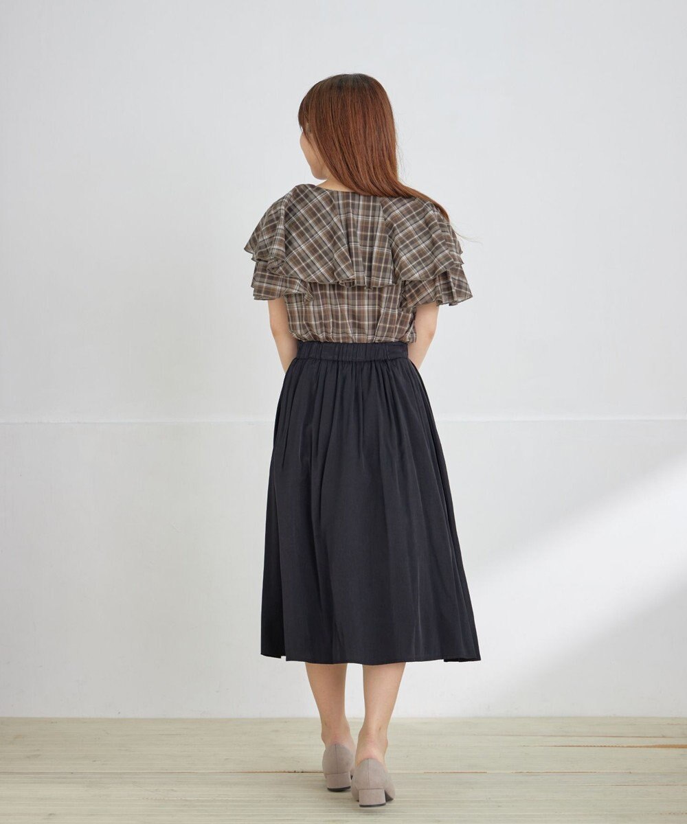 Tiaclasse L パニエ付きフレアスカート 