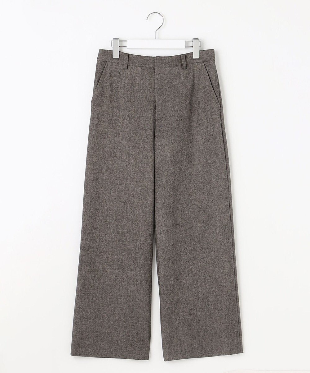 J.PRESS LADIES 【洗える】チェルビック セミワイド パンツ 