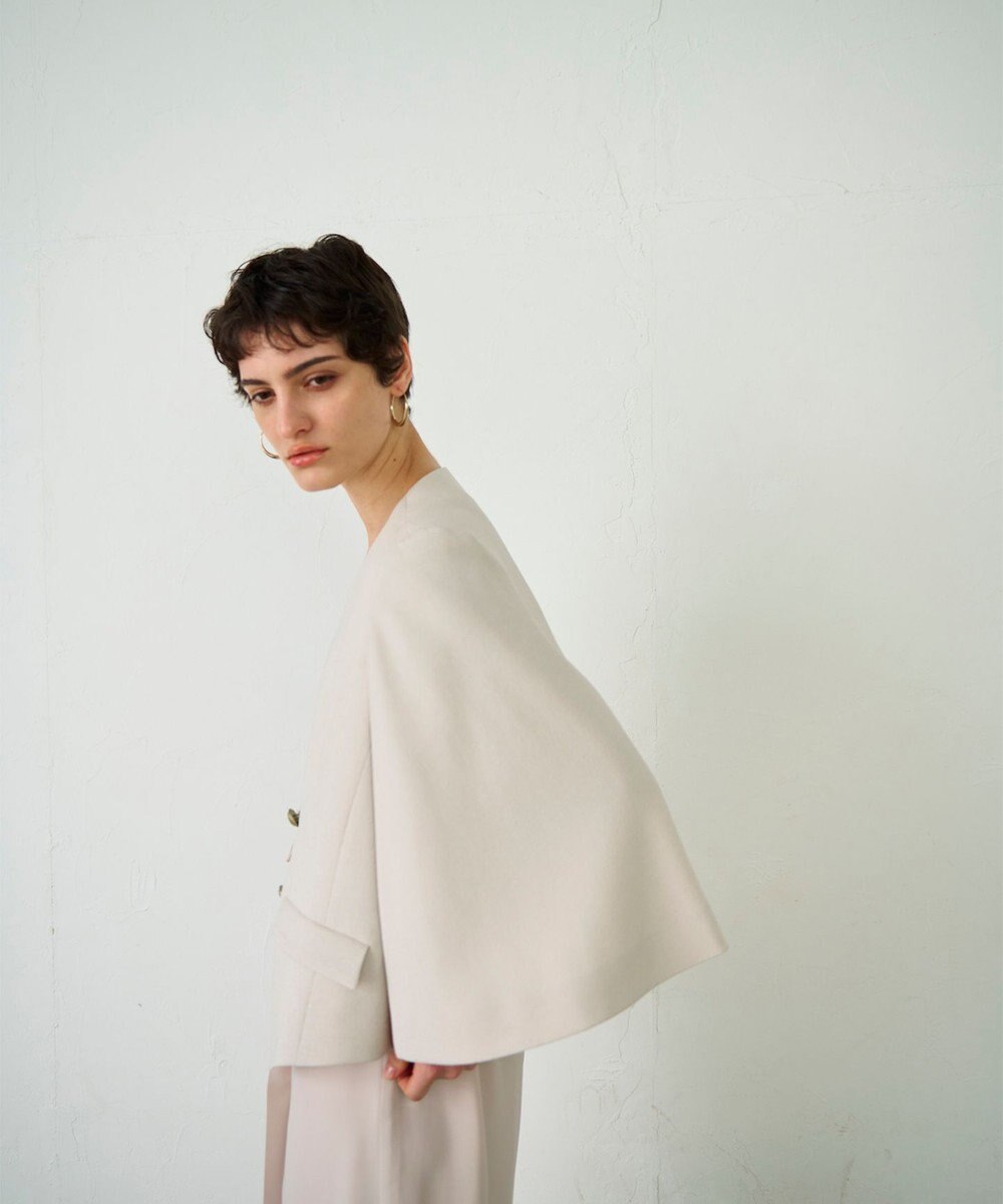 GRACE CONTINENTAL ケープスリーブジャケット 