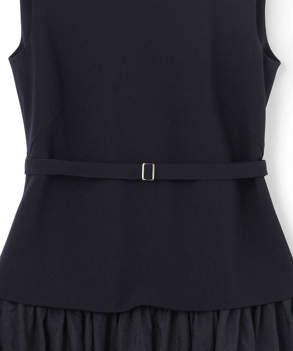 23区 S 【APPLAUDIR】クリアジョーゼットコンビ ドレス 