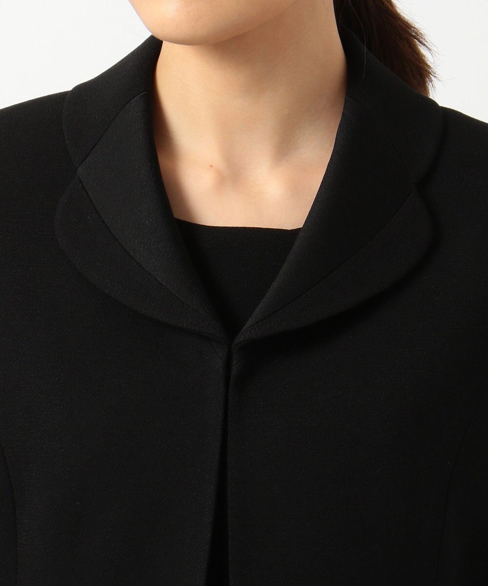 自由区 FORMAL 【高級トリアセテート素材】レベッカBSジョーゼット ジャケット+ワンピース 