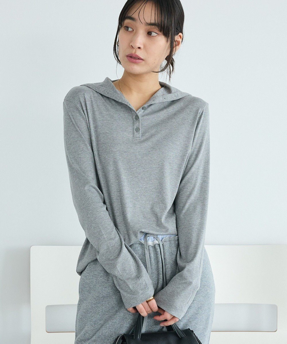 CRAFT STANDARD BOUTIQUE ハイネックハーフボタンプルオーバー 