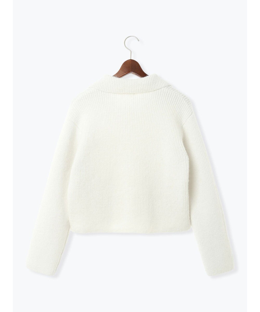 Te chichi フラットカラーメタル釦ニットジャケット《2025winter catalog item》 