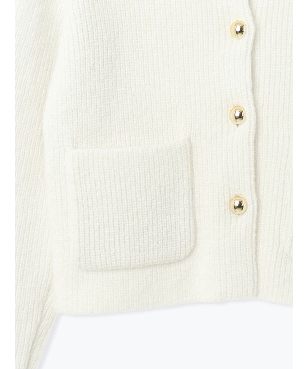 Te chichi フラットカラーメタル釦ニットジャケット《2025winter catalog item》 