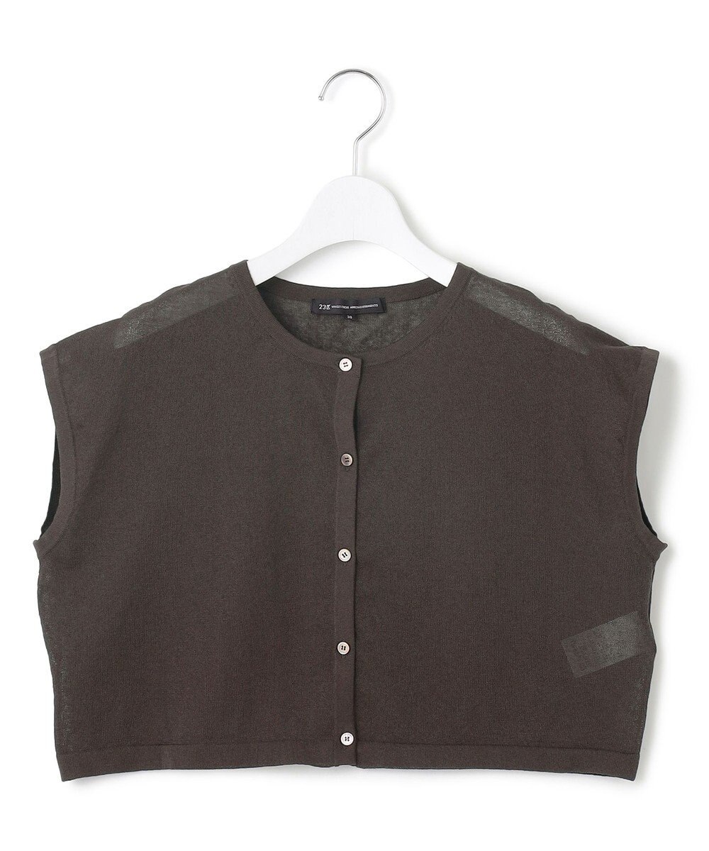 23区 【Oggi8月号掲載/洗える】ニットレイヤード ワンピース 