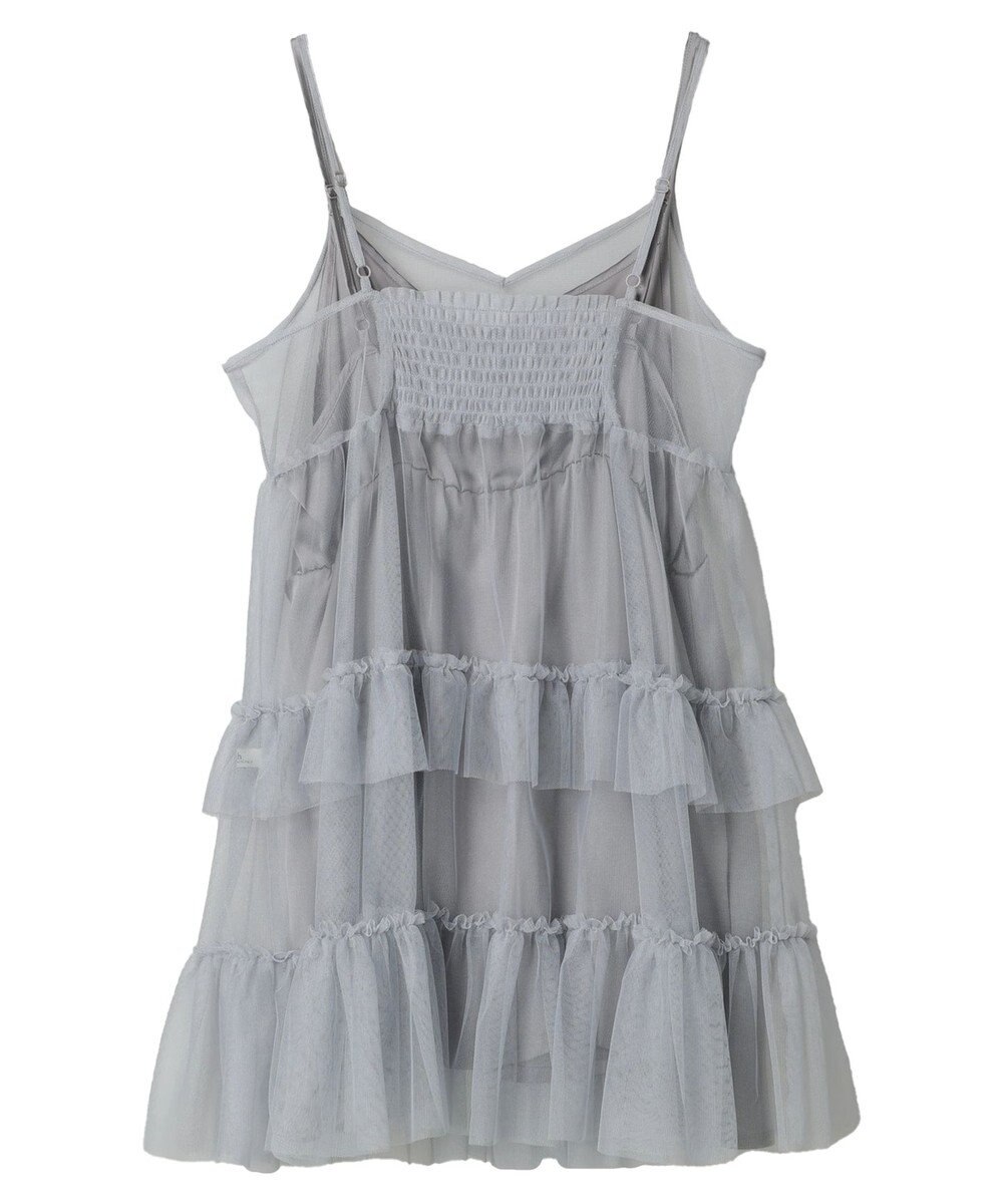 earth music&ecology チュールミニキャミワンピース 