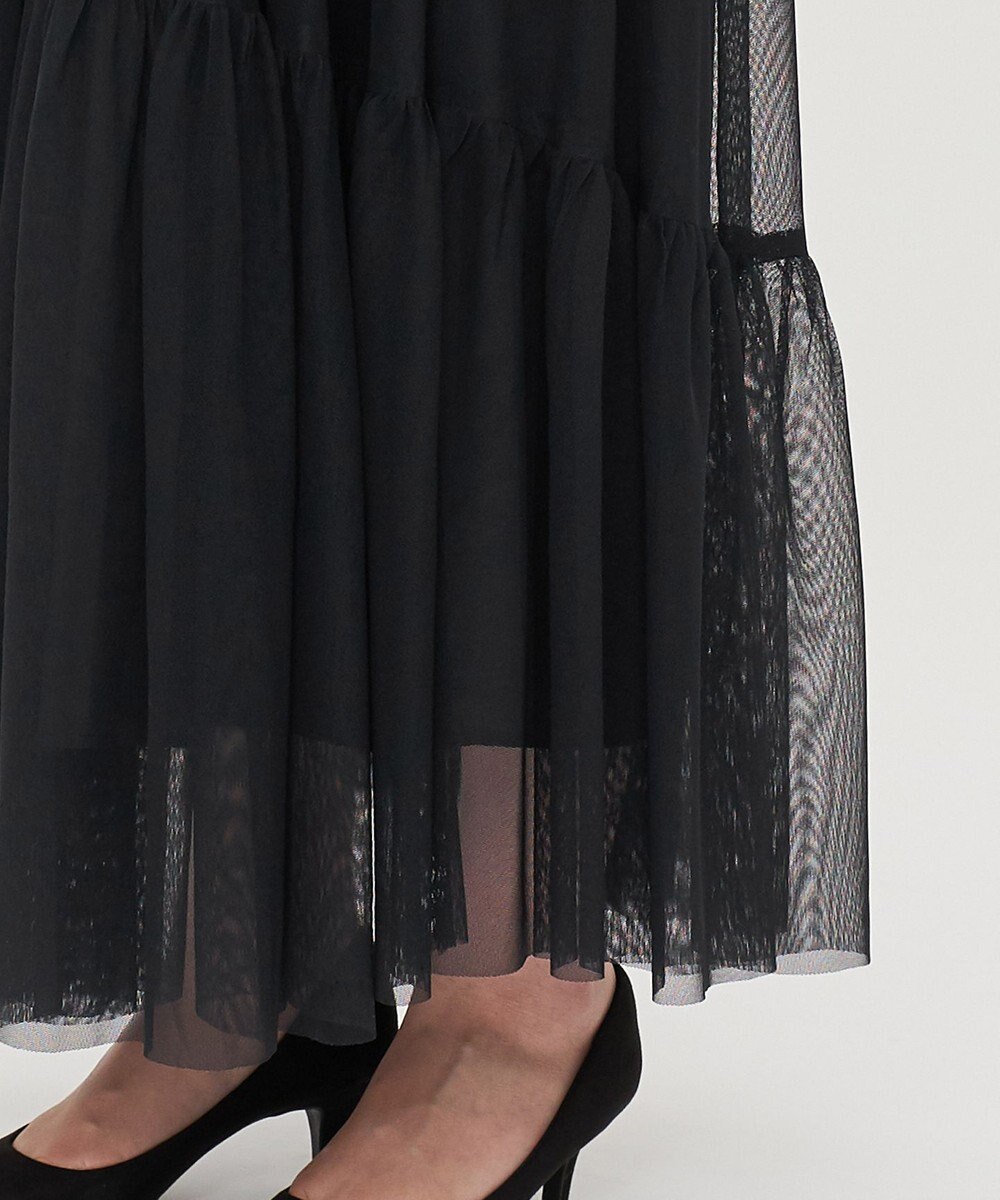 uncrave 【洗濯機洗い可】カクテルチュール スカート（uncrave STANDARD） 