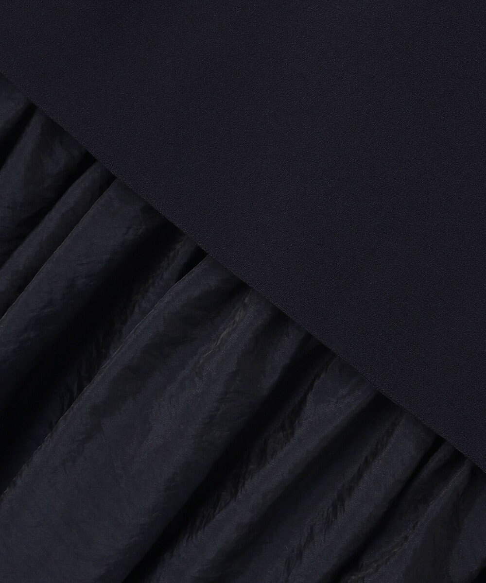 23区 S 【APPLAUDIR】クリアジョーゼットコンビ ドレス 