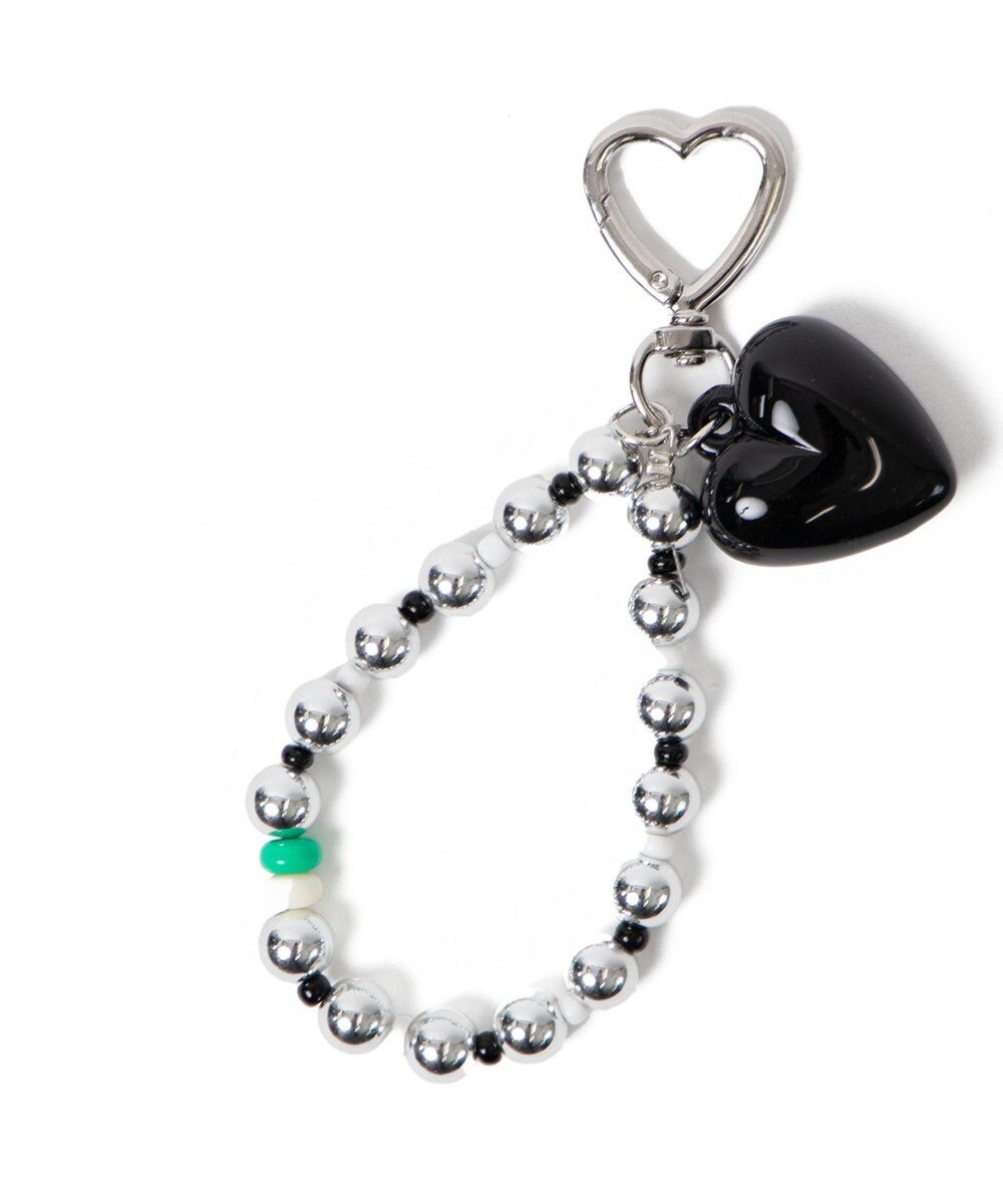 WEGO ハートメタルビーズキーホルダー 