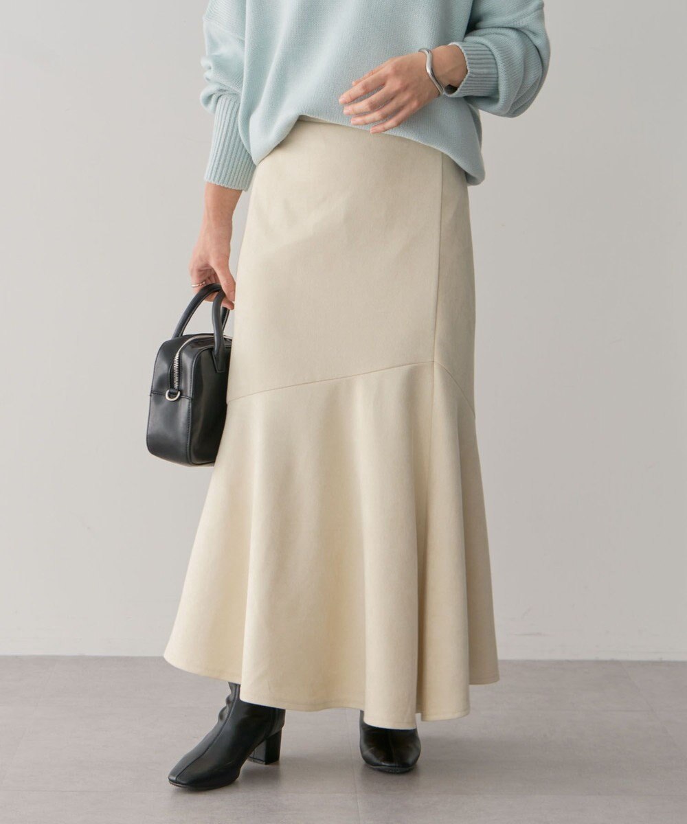 Green Parks マシュマロスエードマーメイドスカート 