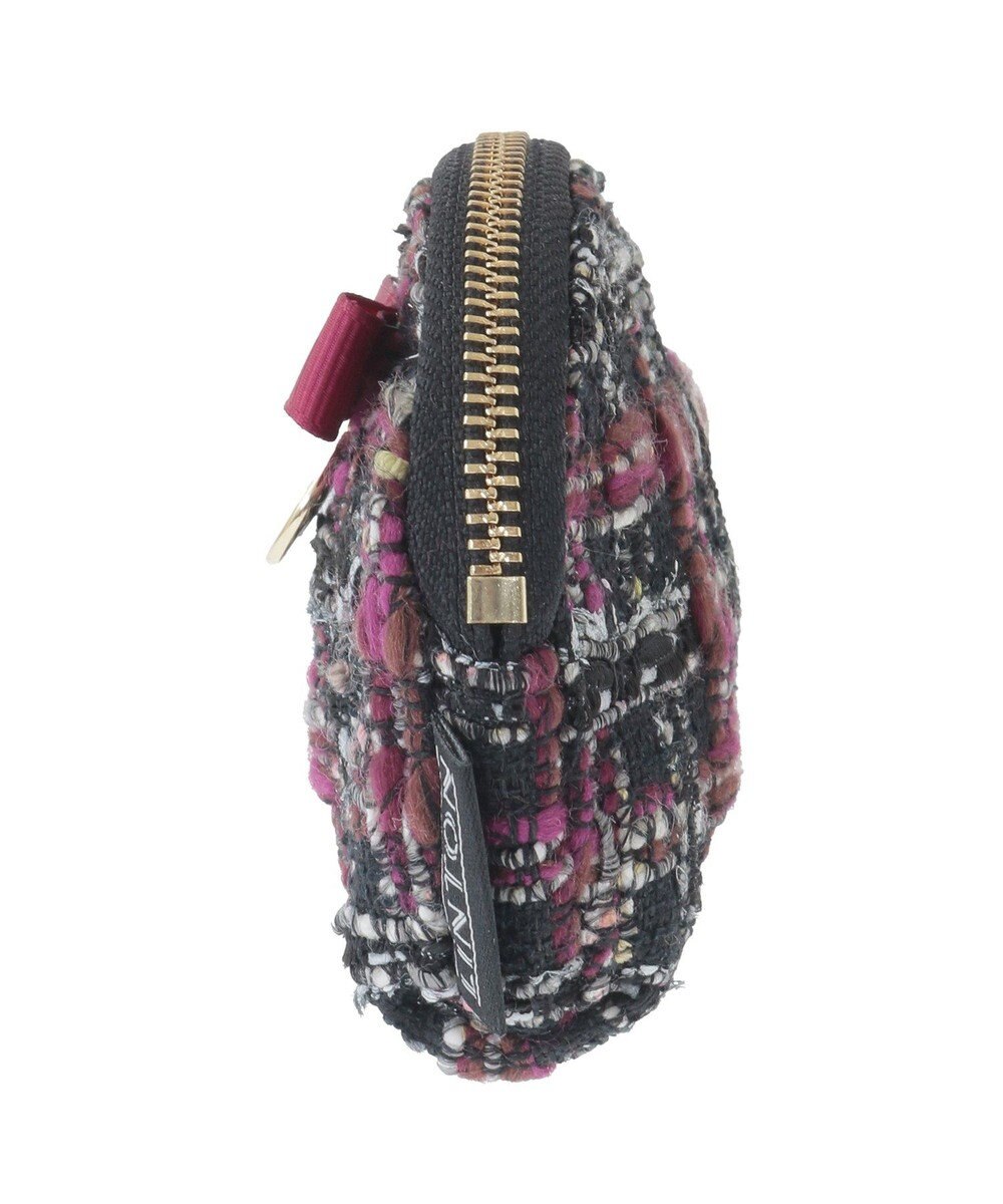 Maison de FLEUR LINTONツイードコインケース 