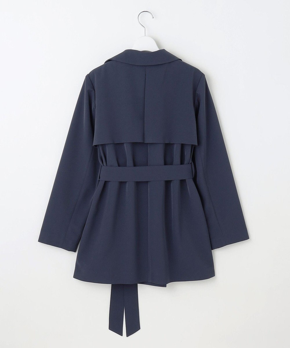 自由区 【洗える】エアフロートレンチ コート 