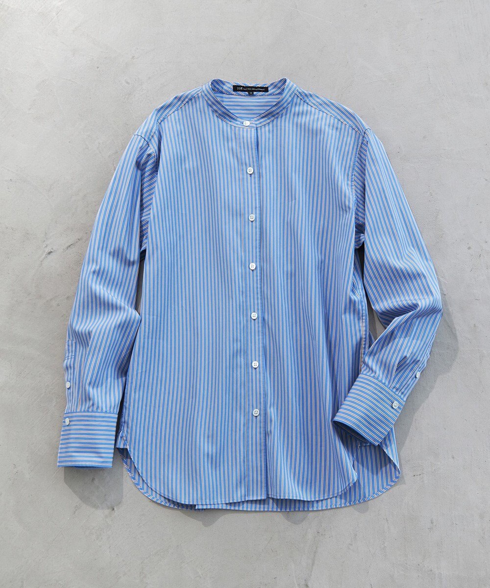 23区 【CLASSY.1月号掲載】CANCLINI バンドカラー シャツ 