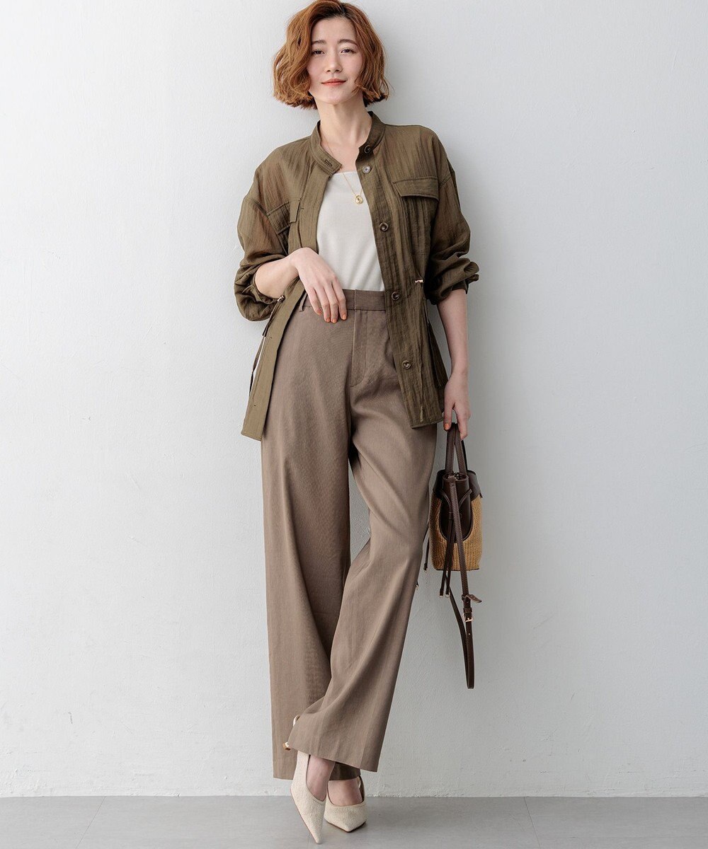 23区 【先行予約】ペーパーライクコンビ ショルダーバッグ (S) 