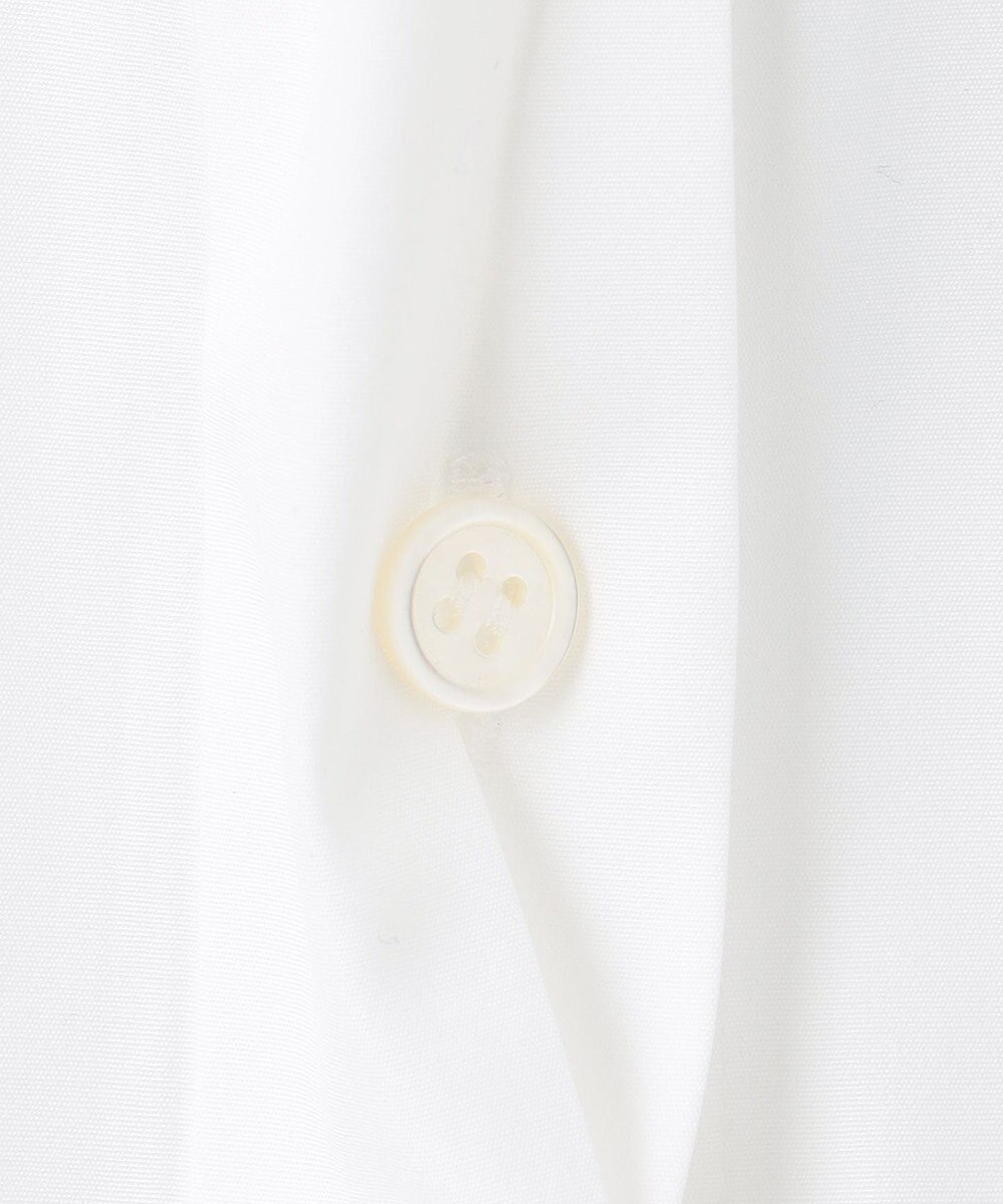 BEIGE， 【洗える】MAGNOLIA / ゴールド釦コットンショート丈ブラウス 