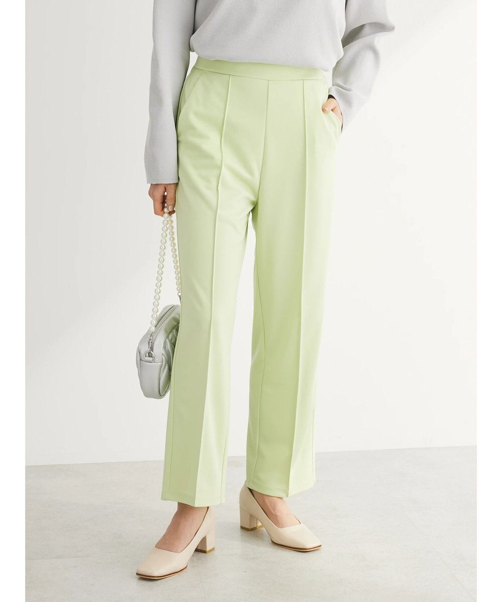 Green Parks らくスレストレートパンツ 