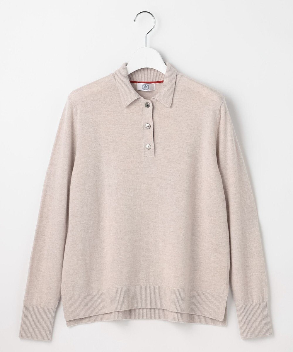 J.PRESS LADIES L SOFT TOUCH WOOL ポロ ニット 