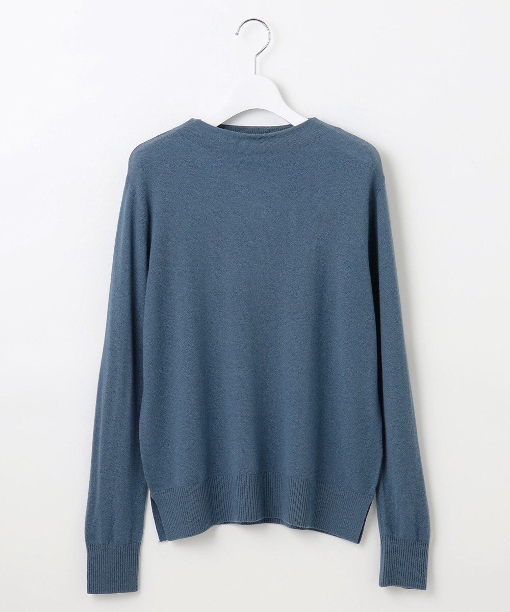 J.PRESS LADIES 【洗える】SOFT TOUCH WOOL 立ち襟 ニット 