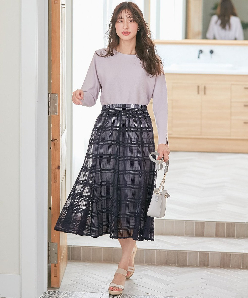レーシーチェック スカート / any SiS L | ファッション通販 【公式 ...