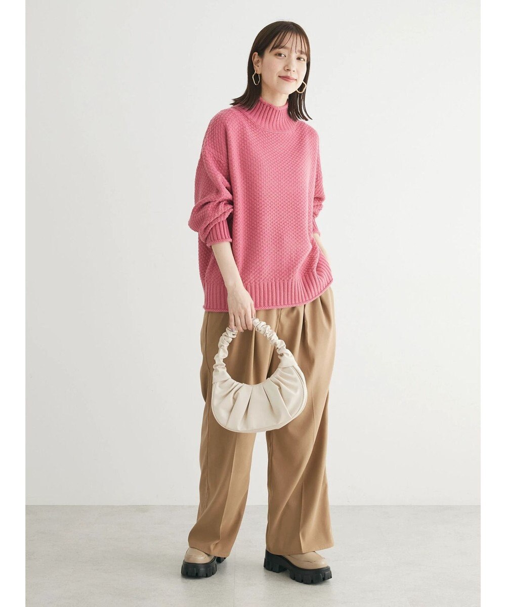 Green Parks 洗える　カノコ編みニットプルオーバー 