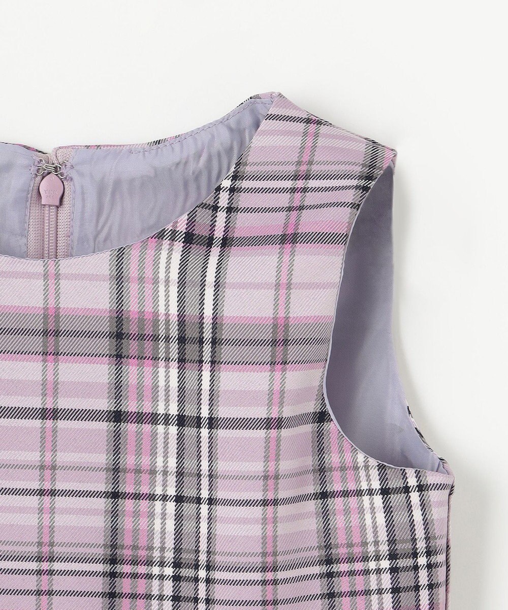 ANY KIDS チェック ジャンパースカート 