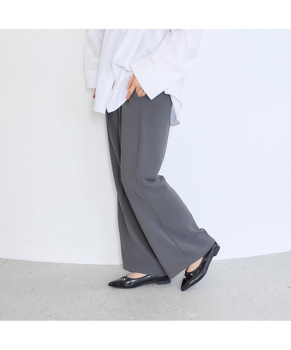 MODE ET JACOMO <carino>【レイン対応】中敷きデザインバレエシューズ 