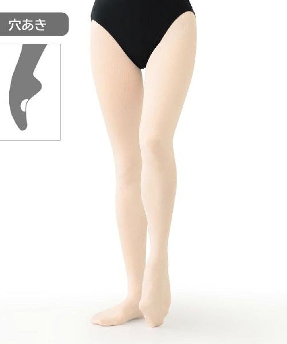 Chacott ジュニア　ベロネーゼタイツIII（穴あき）かかと立体設計 