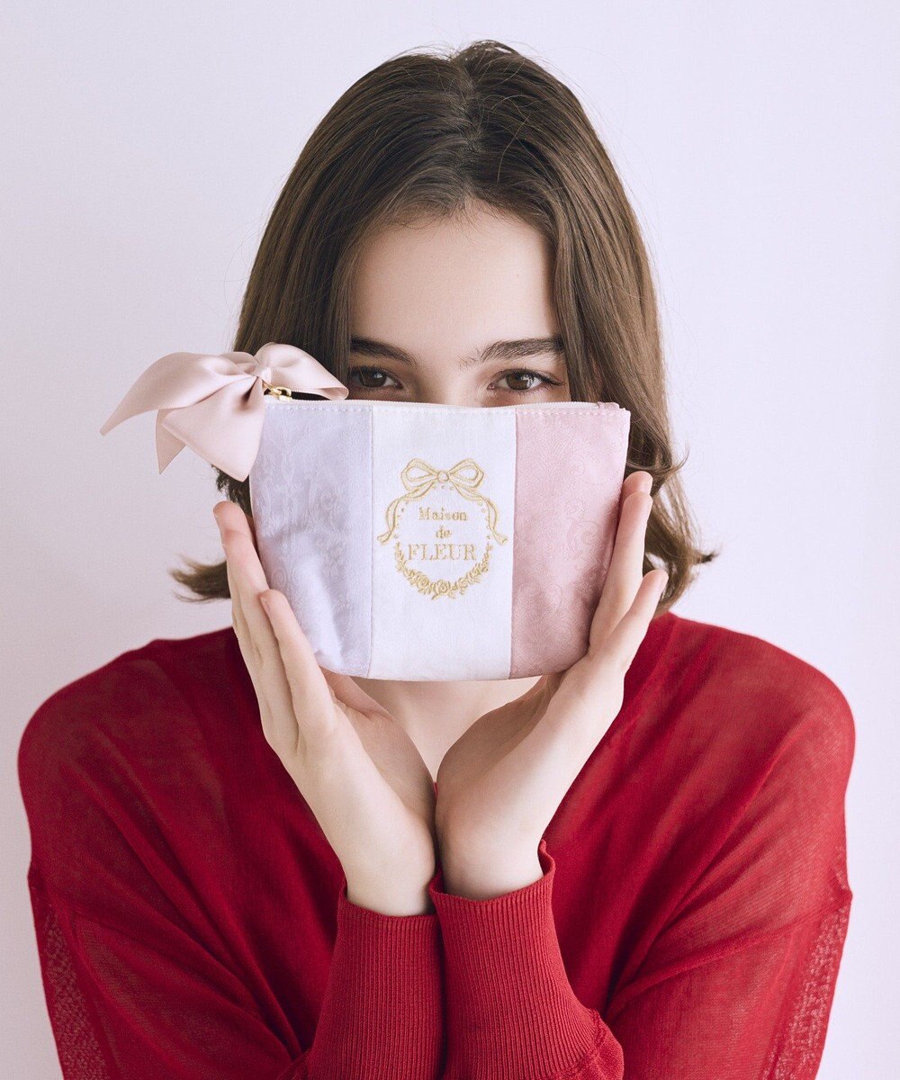 Maison de FLEUR トルコロールポーチ 