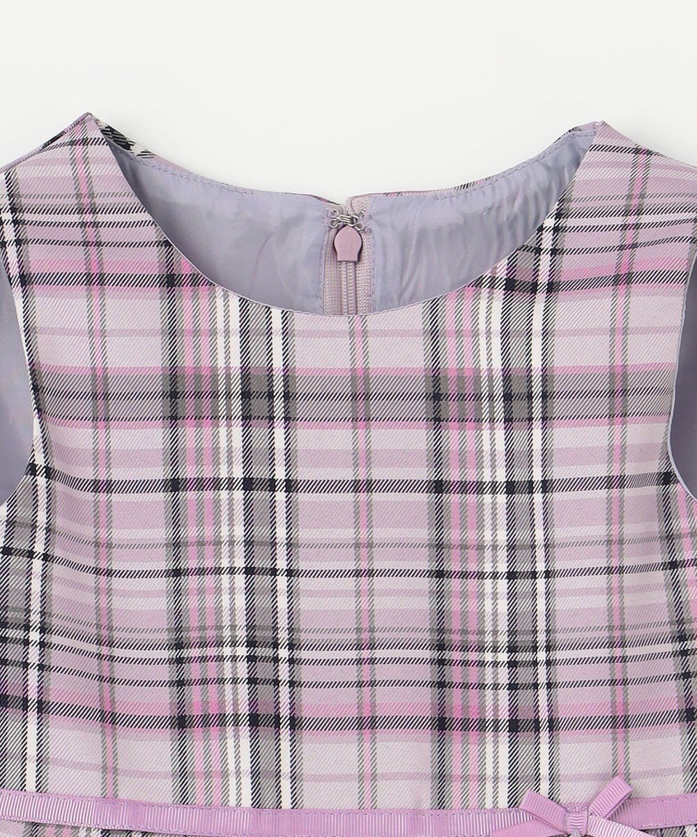 ANY KIDS チェック ジャンパースカート 