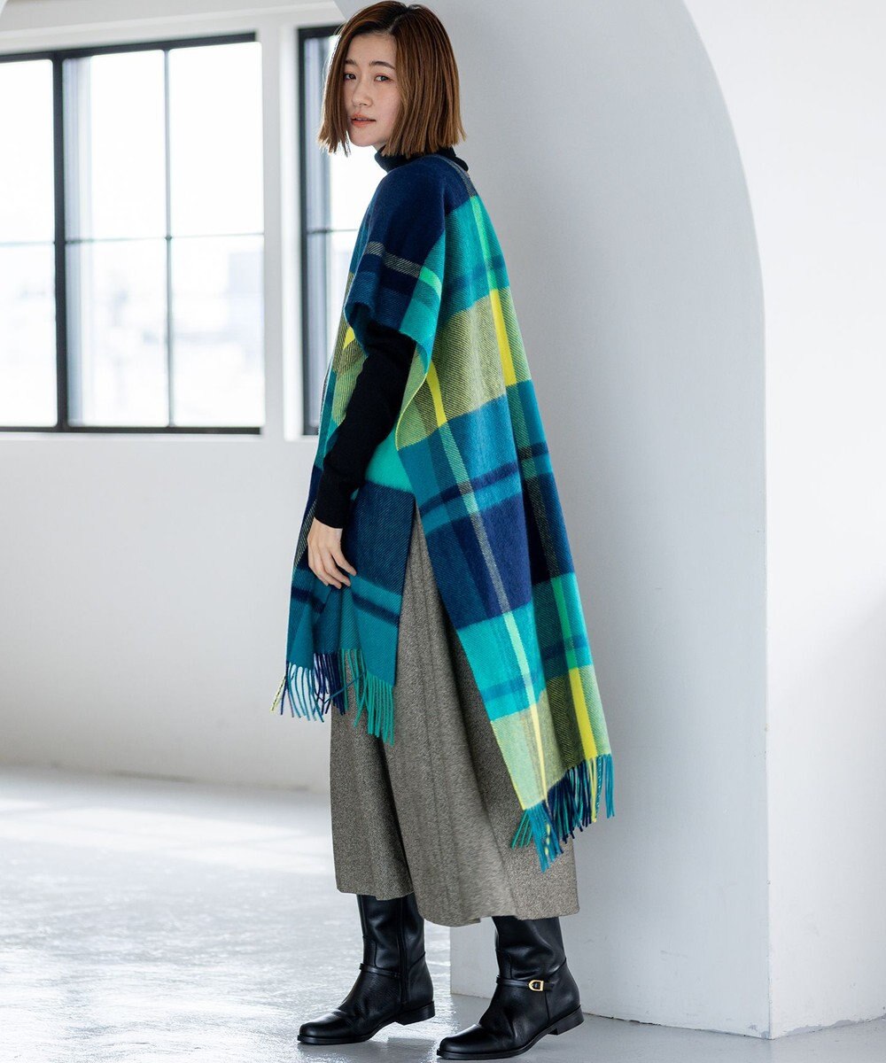 23区 【VERY掲載】カシミヤ チェック ストール 