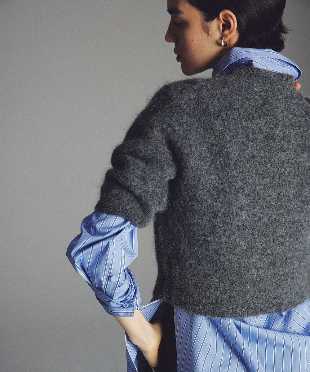 uncrave アルパカファーニット ショートトップス 