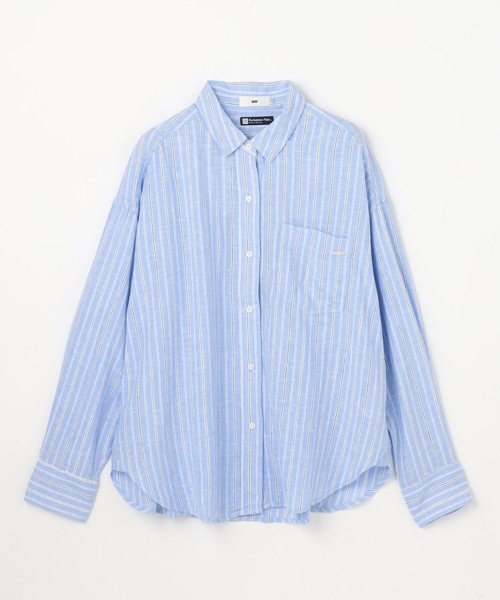 ANY 【Sサイズあり】ヨーロピアンリネンオーバーシャツ 