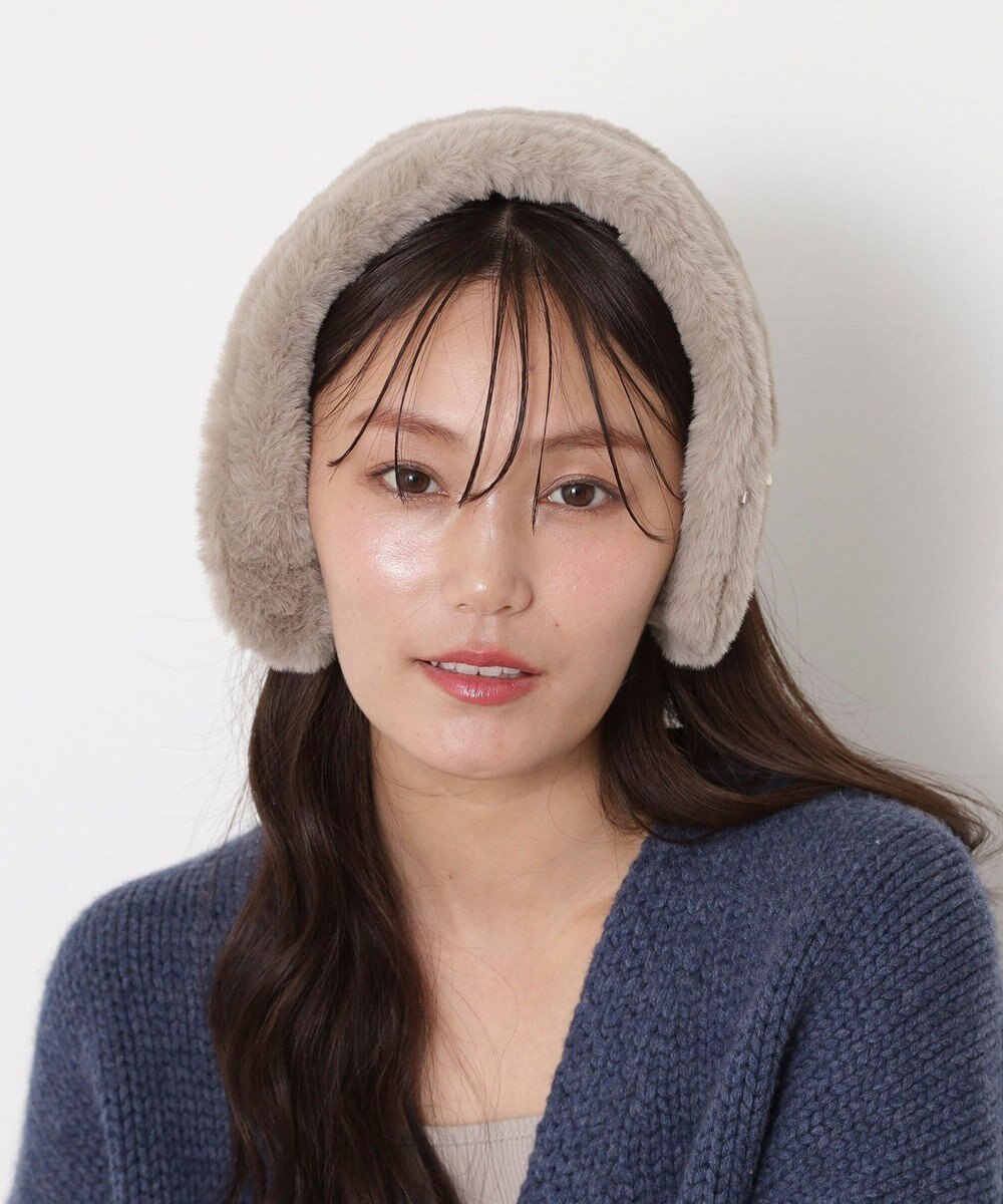 MOONBAT PAUL&JOE ACCESSOIRES(ポール&ジョー)カチューシャ イヤマフ ネコチャーム付 