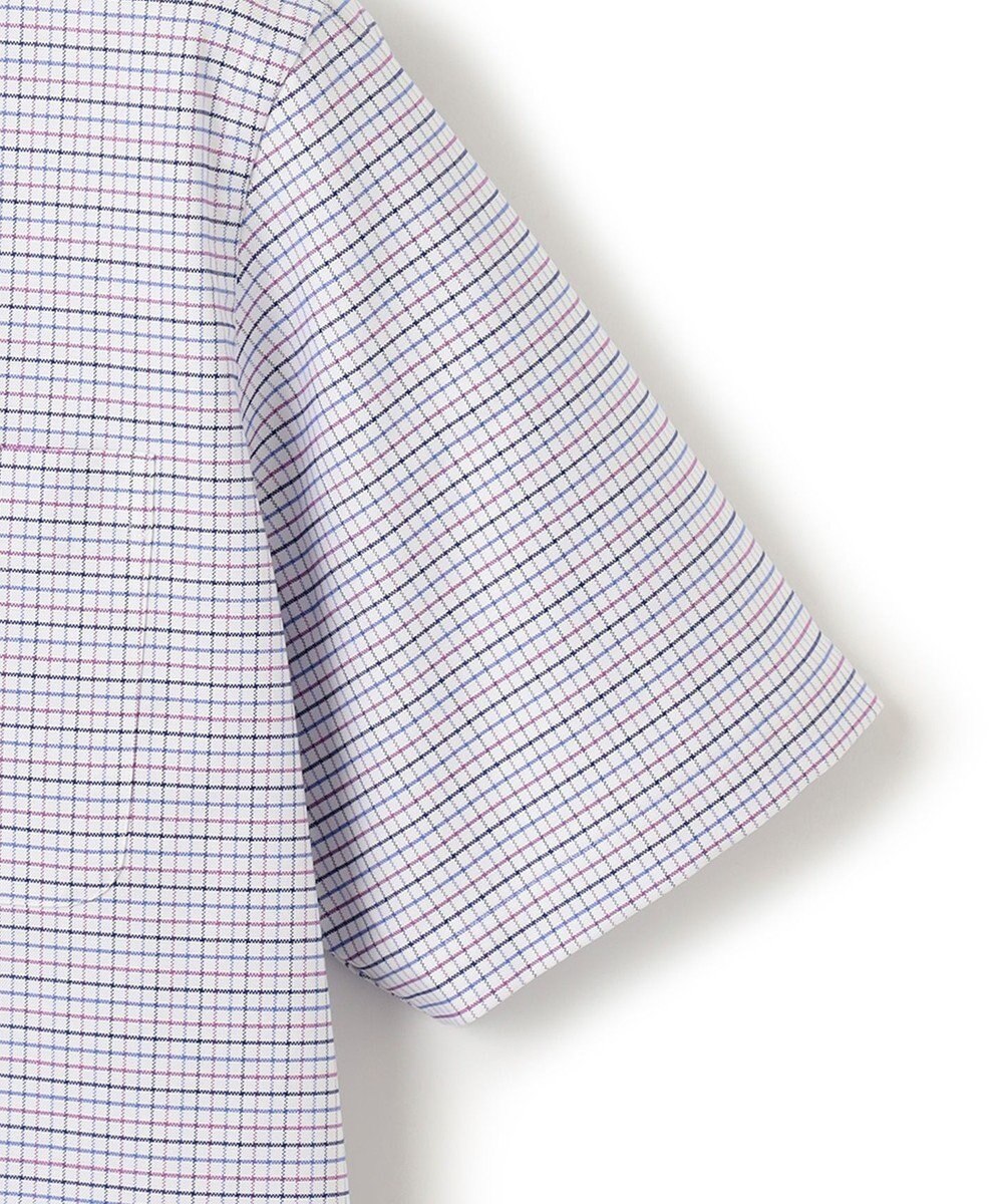 J.PRESS MEN 【WEB・一部店舗限定】オックスフォードトリプルカラーチェック 半袖シャツ/B.D 