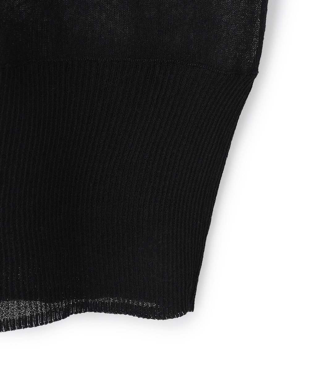 BEIGE， PYRRHOT / シアーコンビ バックスリットプルオーバー 