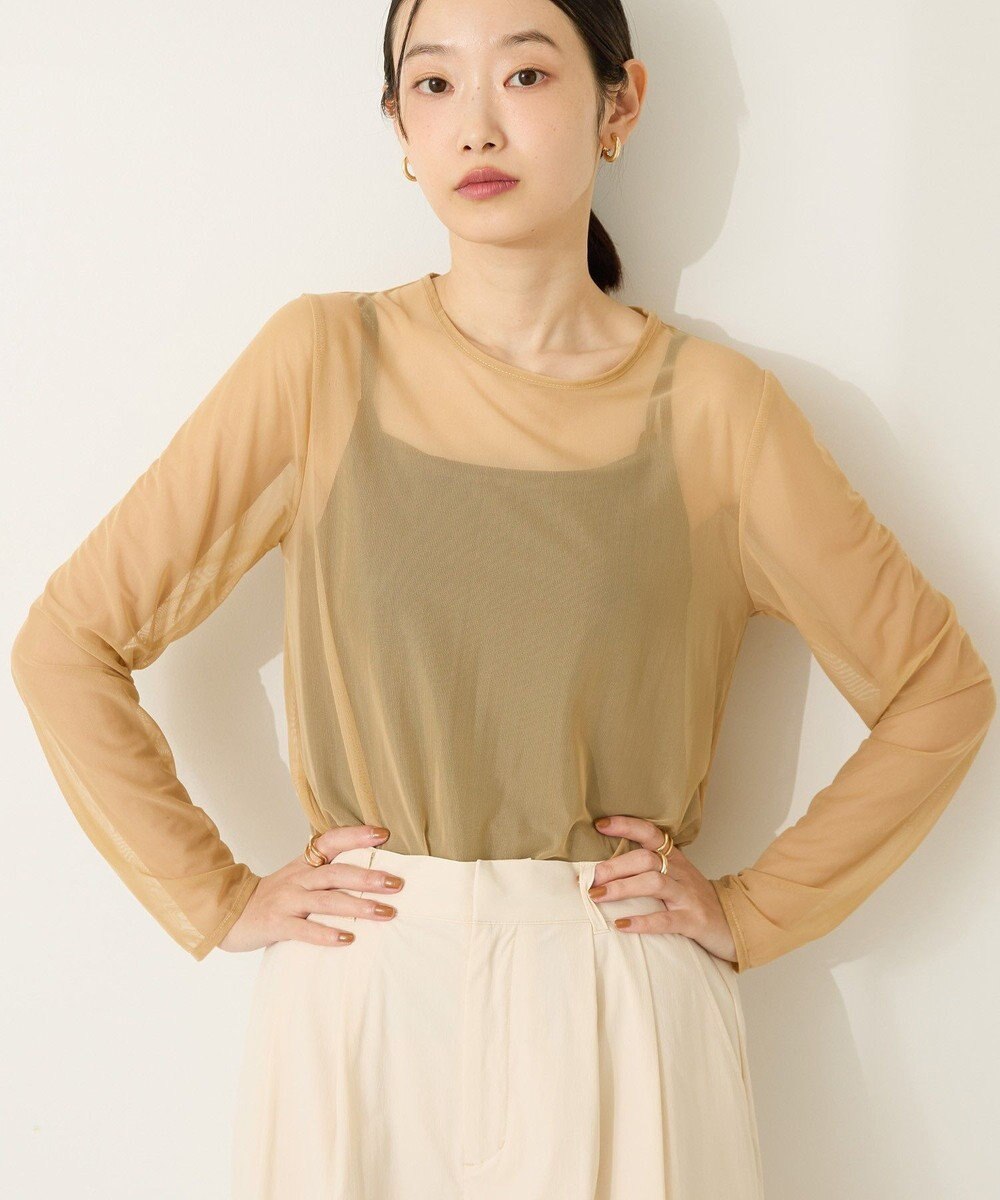 AMERICAN HOLIC 【２点セット】チュールキャミレイヤードトップス 