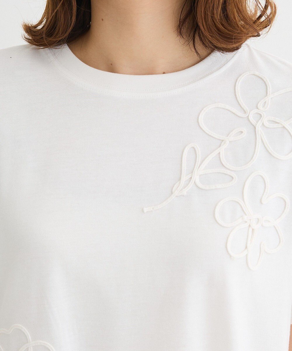 Green Parks ・ＳＵＧＡＲ　ＳＰＯＯＮ　コード刺繍ＴＥＥ 