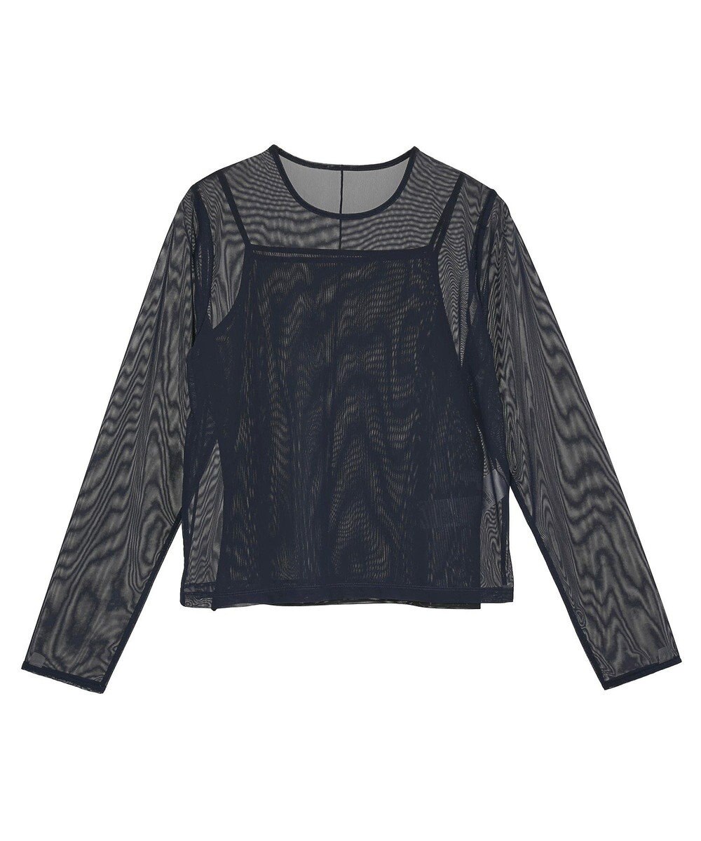 AMERICAN HOLIC 【２点セット】チュールキャミレイヤードトップス 