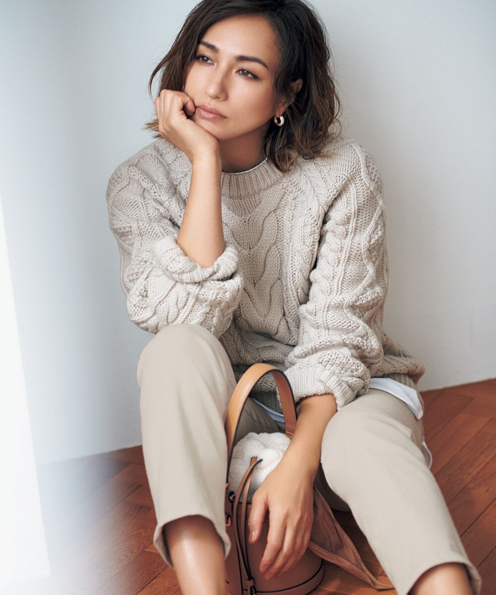 蛯原友里さん着用 Classy 12月号掲載 アランパターン ニット 23区 S ファッション通販 公式通販 オンワード クローゼット 蛯原友里さん着用 Classy 12月号掲載 アランパターン ニット 23区 S ファッション通販 公式通販 オンワード クローゼット