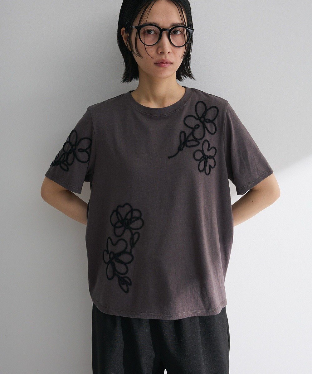 Green Parks ・ＳＵＧＡＲ　ＳＰＯＯＮ　コード刺繍ＴＥＥ 