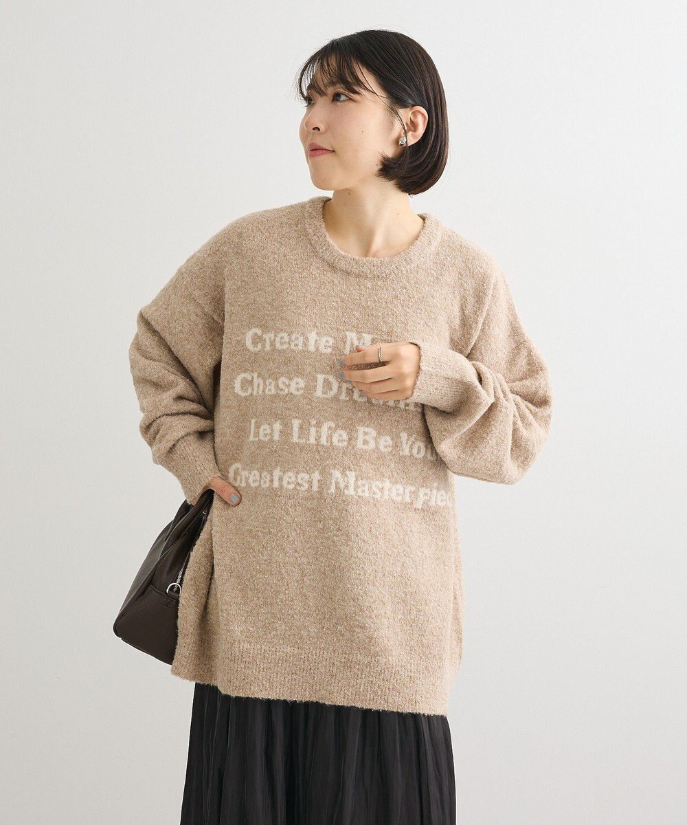 Green Parks ブークレロゴニットチュニック 