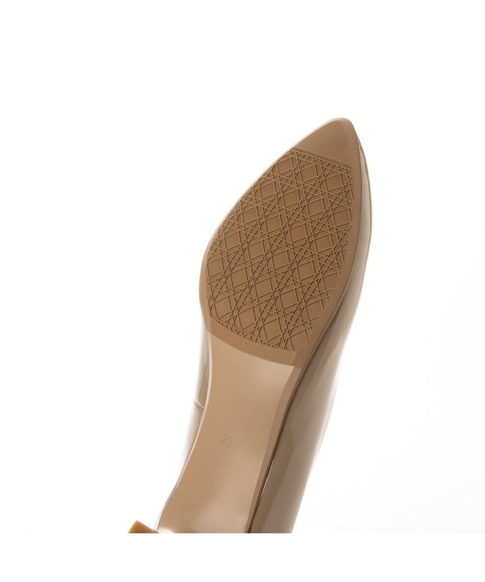 MODE ET JACOMO <carino>【レイン対応】エナメルプレーンパンプス 